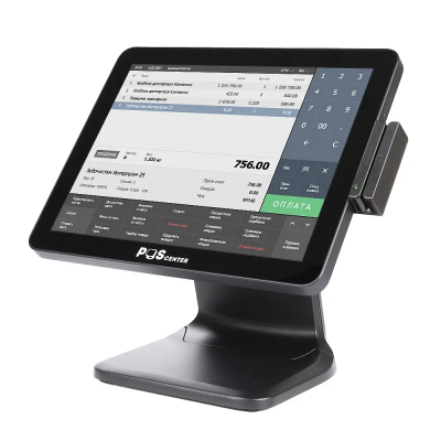 Сенсорный моноблок POSCenter POS101-17 Pro (17", PCAP, N100, RAM 4Gb, SSD M2 128Gb, MSR) без ОС